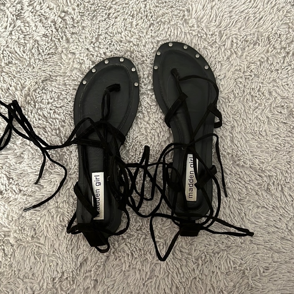 Madden girl wrap up sandals